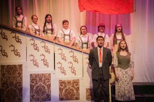 Sound of Music production - Singing on a staircase