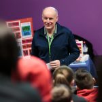 Author Malcolm Duffy, gives a answers student questions