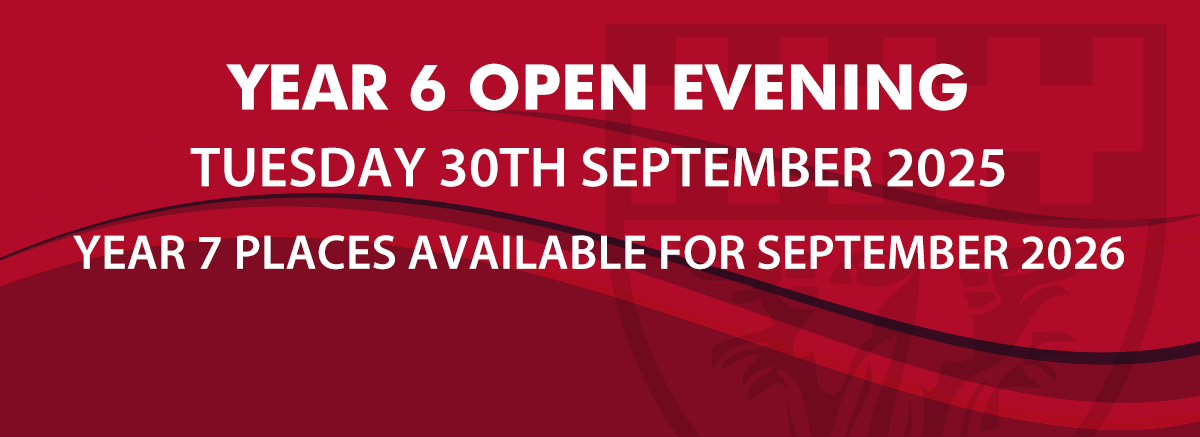 Year 6 Open Evening Tuesday 30th September 5-7pm